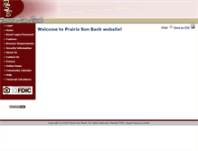 Tablet Screenshot of onlinebanking.bankwithpsb.com
